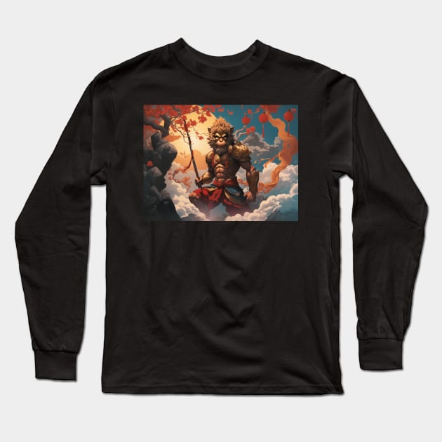 Sun Wukong Long Sleeve T-Shirt by Daniel99K